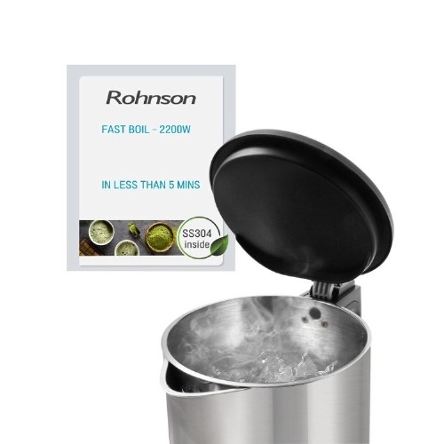 ΒΡΑΣΤΗΡΑΣ ROHNSON R-7530 INOX /ΜΑΥΡΟ 1,5L